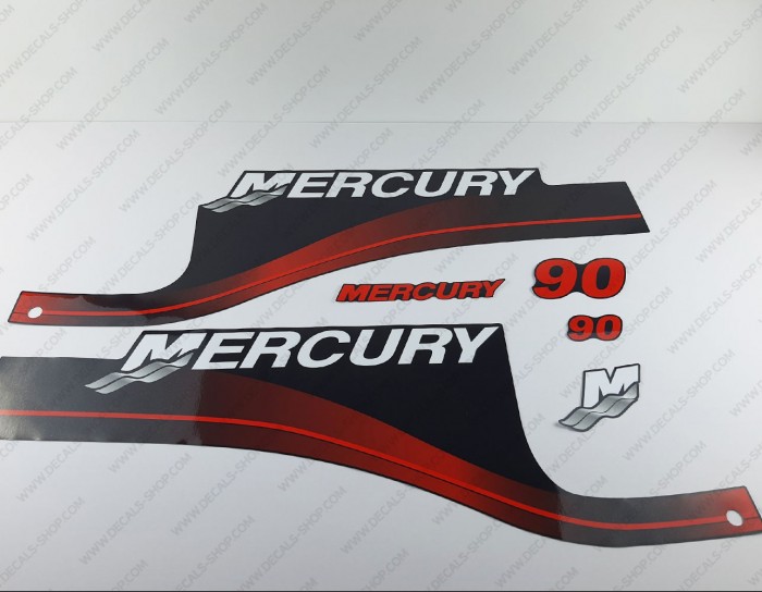 Mercury 90HP ELPTO Two Stroke 1999-2006 Outboard Decal Kit